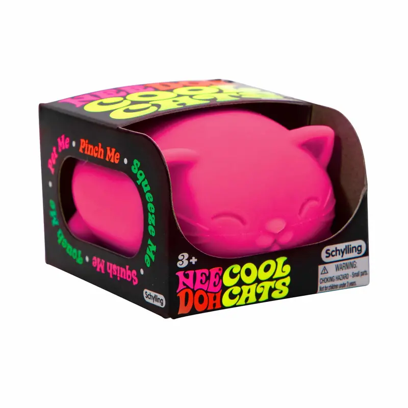 Cool Cats NeeDoh – Whimsical Cat-Shaped Sensory Squeeze Set