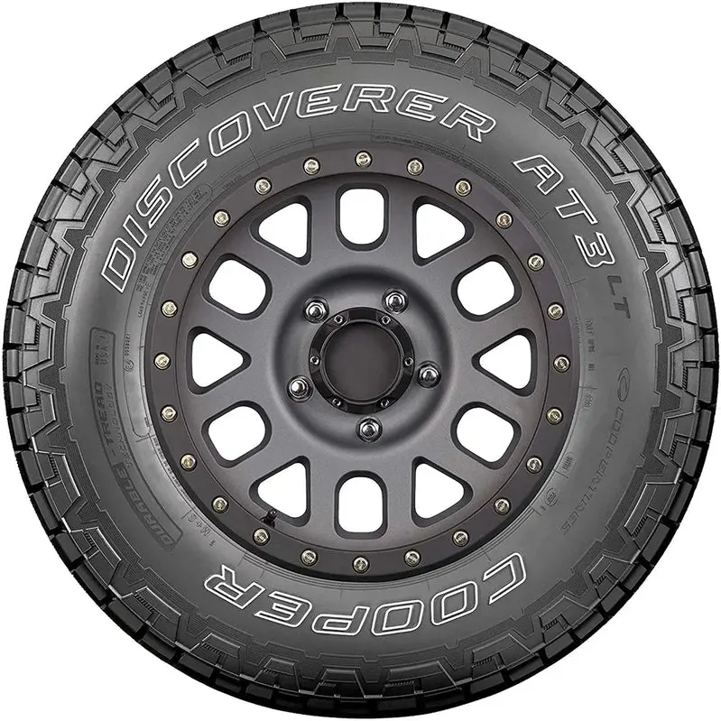 Cooper Discoverer AT3 LT All-Terrain Tire – 235/80R17 Load Range E (10-Ply), Fits Heavy-Duty Trucks Like Silverado 3500 HD and Ram 3500