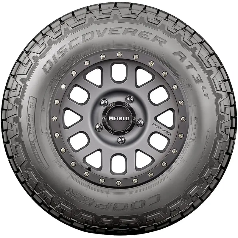 Cooper Discoverer AT3 LT All-Terrain Tire – 235/80R17 Load Range E (10-Ply), Fits Heavy-Duty Trucks Like Silverado 3500 HD and Ram 3500