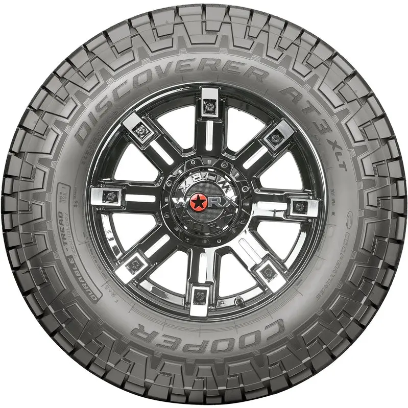 Cooper Discoverer AT3 XLT All-Terrain Tire – 285/60R20 Load Range E (10-Ply), 125/122S Load Rating