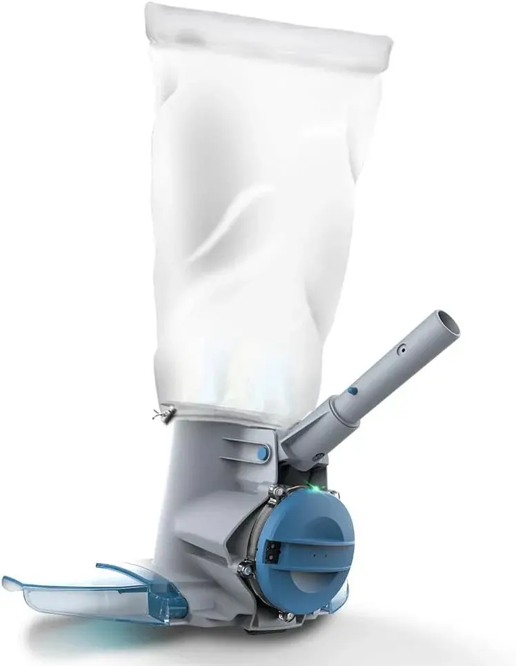 Cordless Pool Vacuum Cleaner – 30 GPM Suction, 75-Min Battery Life, Large Debris Bag for In-Ground & Above-Ground Pools