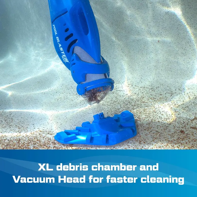 Cordless Rechargeable Pool Vacuum – High-Suction Handheld Cleaner for Inground and Above-Ground Pools