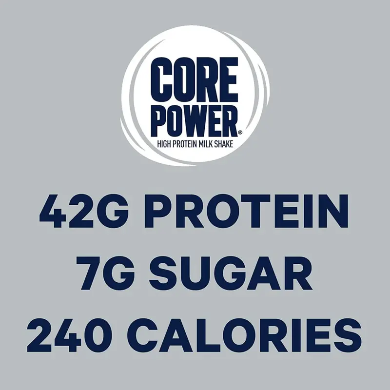 Core Power Elite Chocolate Protein Shake – 42-Gram Protein Recovery Drink, 14 Fluid Ounces per Bottle, 12-Pack