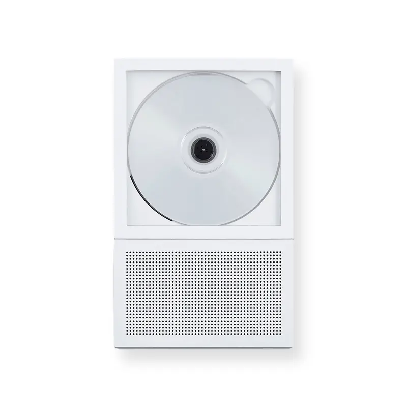 CP2 Compact CD Player with Integrated Speaker – Sleek All-in-One Audio Device
