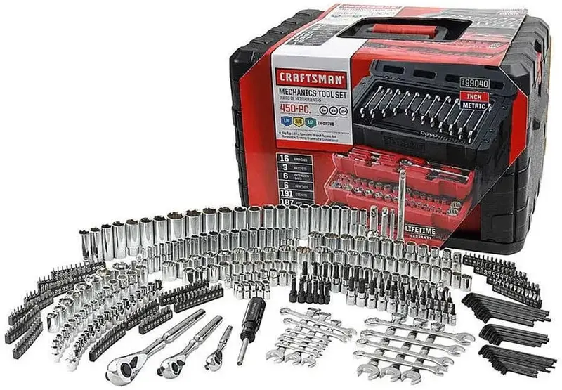 Craftsman 450-Piece Mechanics Tool Set – Comprehensive Socket, Wrench & Ratchet Kit