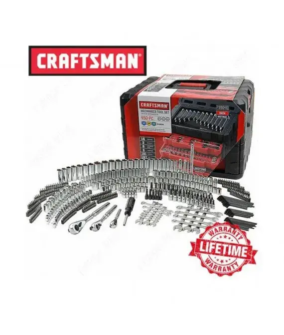 Craftsman 450-Piece Mechanics Tool Set – Comprehensive Socket, Wrench & Ratchet Kit