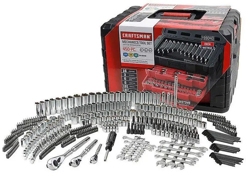 Craftsman Pro 450-Piece Mechanics Tool Kit – Full-Range Professional Set