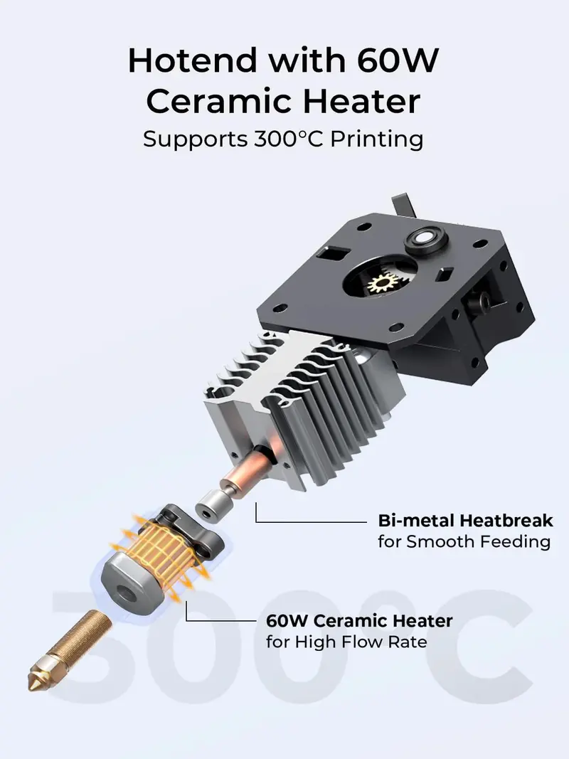 Creality Ender-3 V3 KE 3D Printer – Ultrafast 500 mm/s Printing with Optimized Frame Stability
