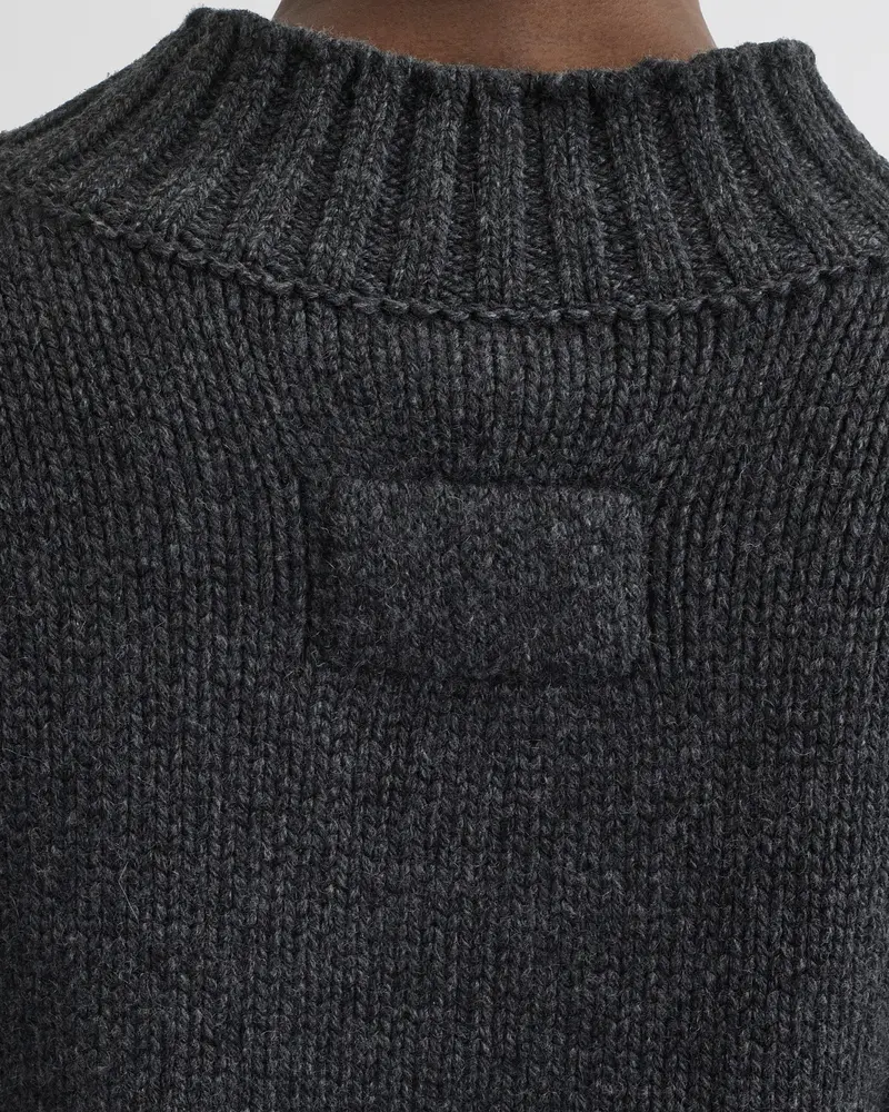 Crewneck Jumper | Grey Cashmere