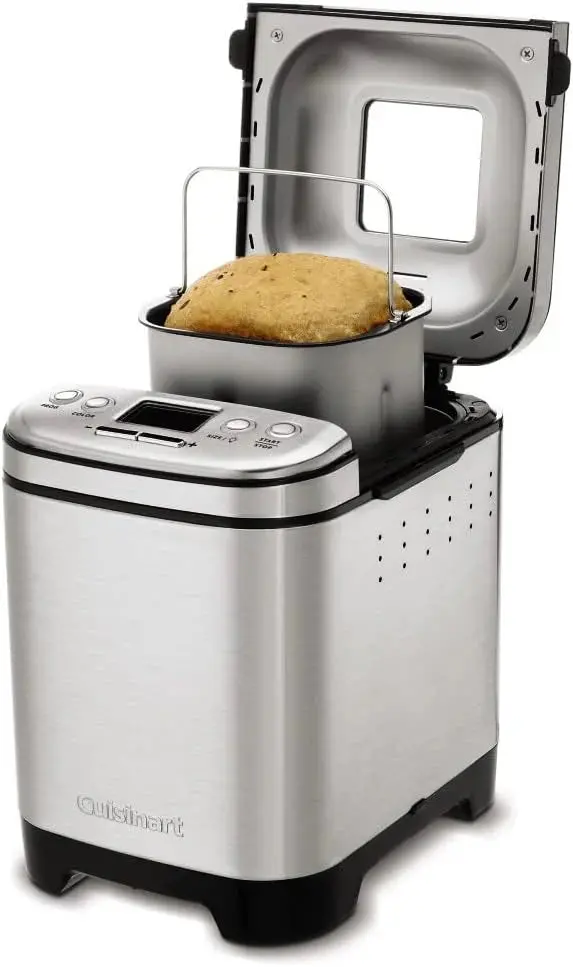 Cuisinart Compact Bread Maker – 2-Pound Loaf Capacity, Digital Timer, and 12 Pre-Programmed Baking Functions