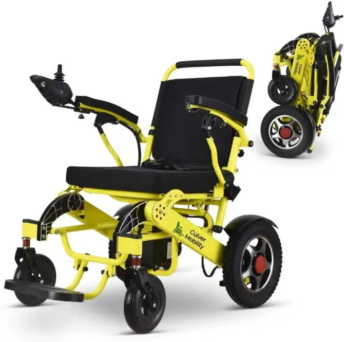 Culver Mobility Compact Motorized Wheelchair – Foldable, Airline-Compliant & FDA-Certified 2