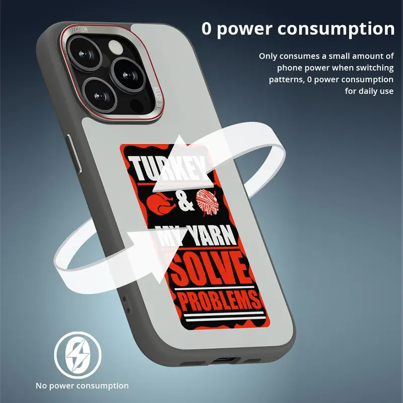 Customizable E-Ink Display iPhone Protective Case