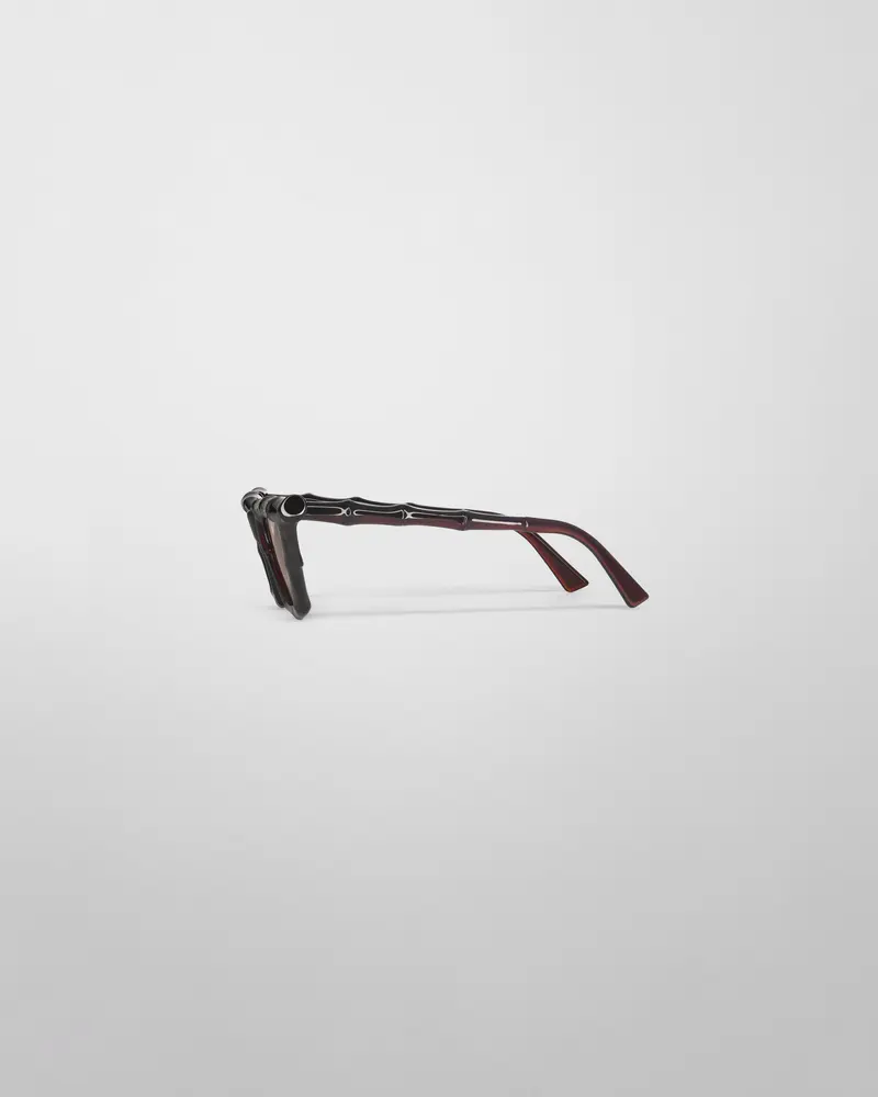 Dark Brown Bamboo-Effect Sunglasses 2