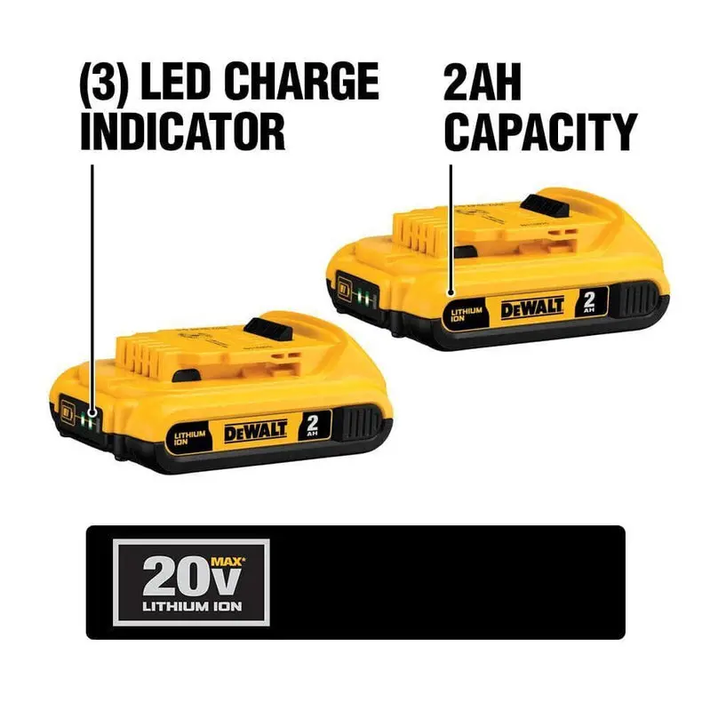 DCK1020D2 20V MAX 10-Tool Power Kit – Complete Set with Batteries and Charger