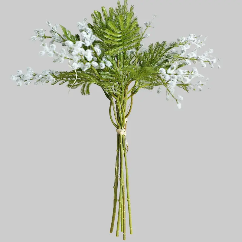 Delicate Acacia Silk Stem – Slender Branch Ideal for Minimalist Vases and Modern Table Settings