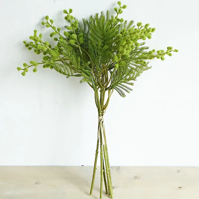 Delicate Acacia Silk Stem – Slender Branch Ideal for Minimalist Vases and Modern Table Settings