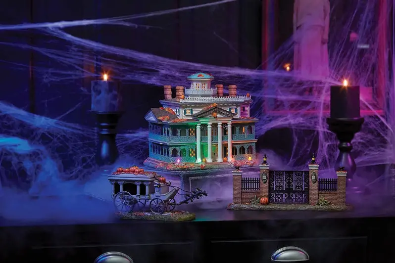 Department 56 Haunted Mansion Snow Village Structure – Lighted Collectible Building (9.1")