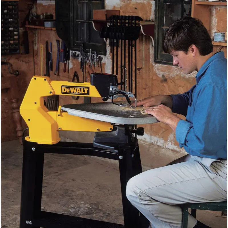 DEWALT DW788 16" Variable-Speed Scroll Saw – Industrial Precision Tool with Dual-Bevel Adjustment