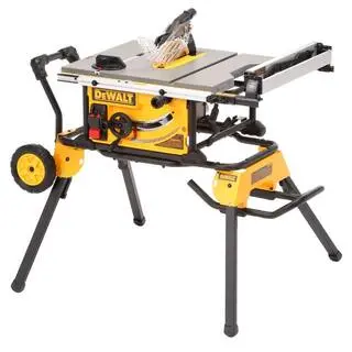 DEWALT DWE7491RS 15-Amp 10-Inch Job Site Table Saw with Rolling Stand