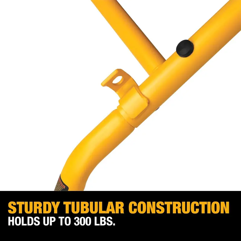 DEWALT DWX726 Heavy-Duty Mobile Miter Saw Stand – Adjustable, Portable Support System in Yellow