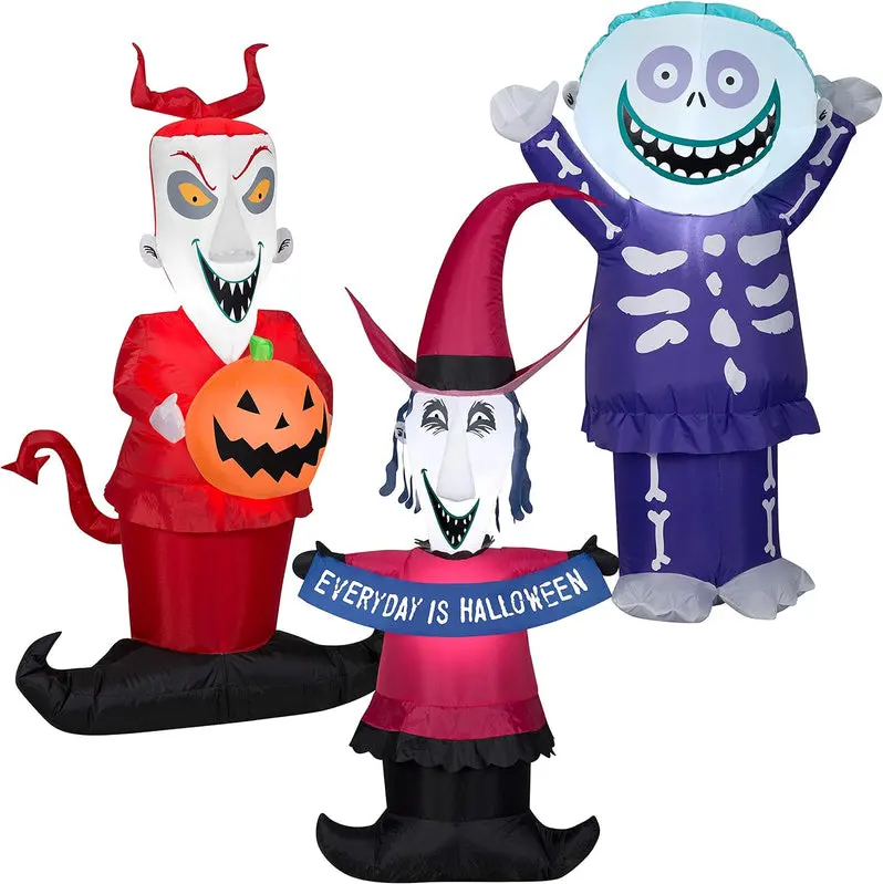 Disney-Inspired Inflatable Lock, Shock & Barrel Halloween Trio