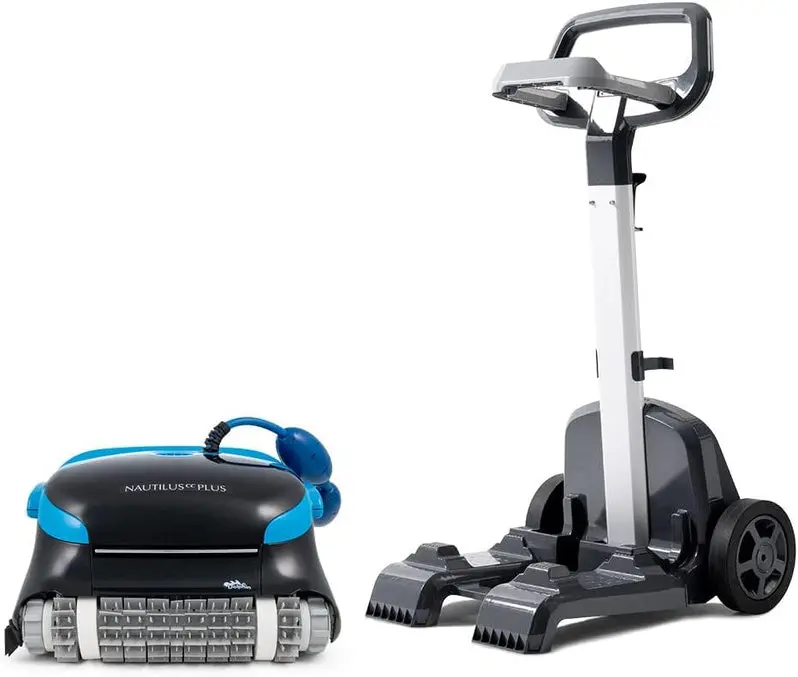 Dolphin Nautilus CC Robotic Vacuum – Wall-Climbing Pool Cleaner with Waterline Scrubbing, Ideal for Pools up to 33 Feet