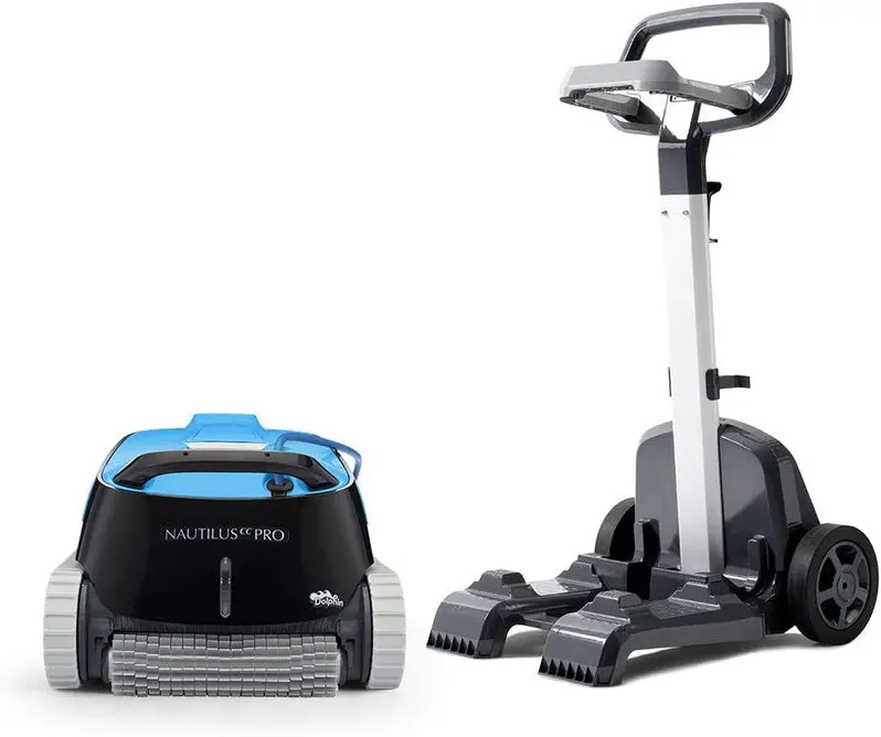 Dolphin Nautilus CC Robotic Vacuum – Wall-Climbing Pool Cleaner with Waterline Scrubbing, Ideal for Pools up to 33 Feet