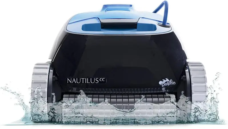 Dolphin Nautilus CC Robotic Vacuum – Wall-Climbing Pool Cleaner with Waterline Scrubbing, Ideal for Pools up to 33 Feet