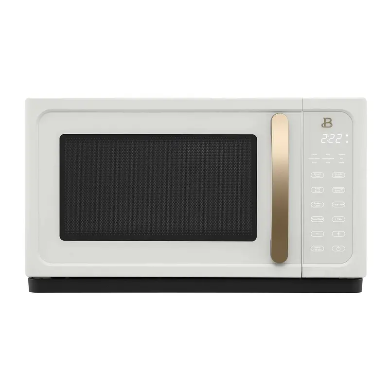 Drew Barrymore 1.1 Cu. Ft. White Icing Microwave – 1000W Power & Adaptive Sensor Technology