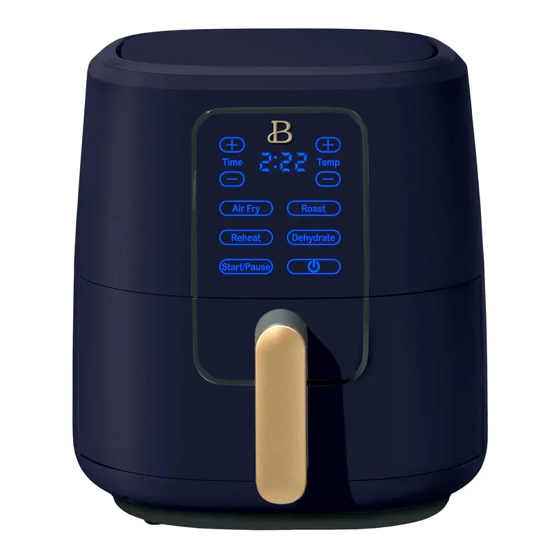Drew Barrymore Starry Night 6-Quart Air Fryer with Touchscreen Controls and TurboCrisp Technology in Soft Blue