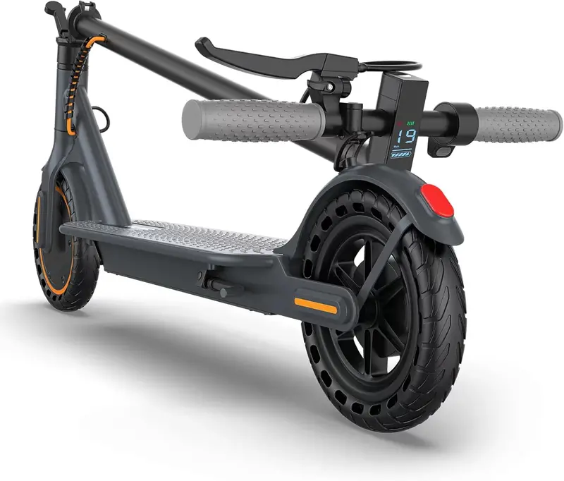 Dual-Motor Electric Scooter — 350W/500W Power, Solid Tires, Dual Braking System, 19–22mph Performance