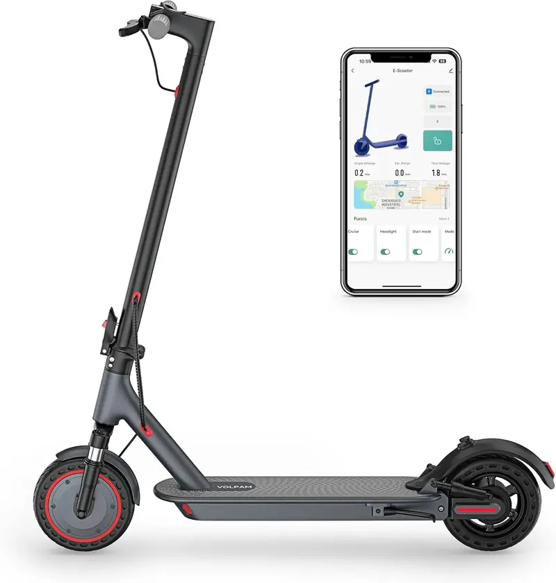 Dual-Motor Electric Scooter — 350W/500W Power, Solid Tires, Dual Braking System, 19–22mph Performance