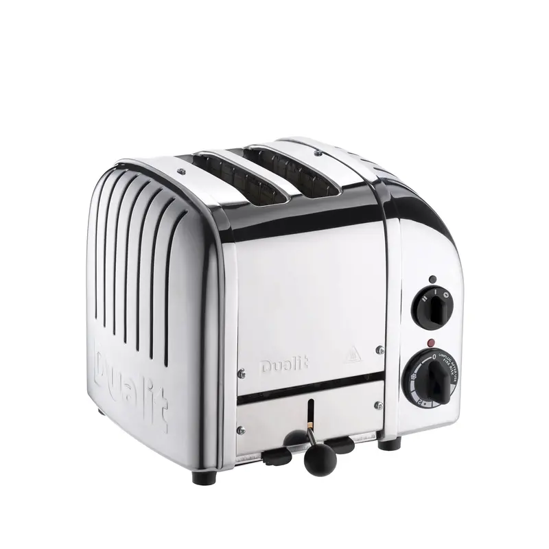 Dualit New Generation 2-Slice Toaster – Stainless Steel Construction with Precision Browning Control