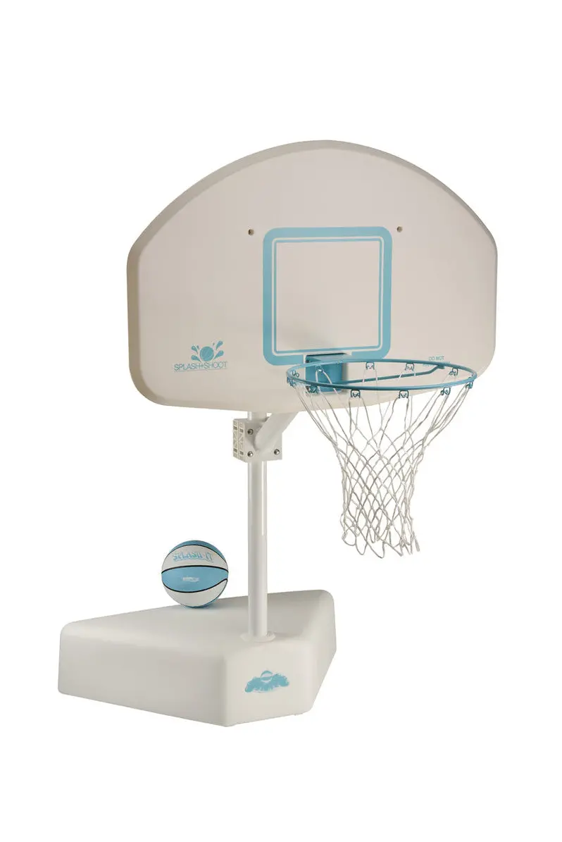 Dunn Rite Adjustable Indoor/Outdoor Basketball Hoop – Splash & Shoot Play System