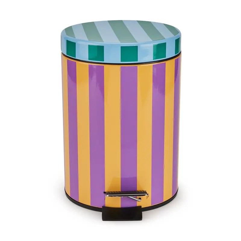 Dusen Dusen Hands-Free Bathroom Waste Bin – Touchless Foot-Pedal Design