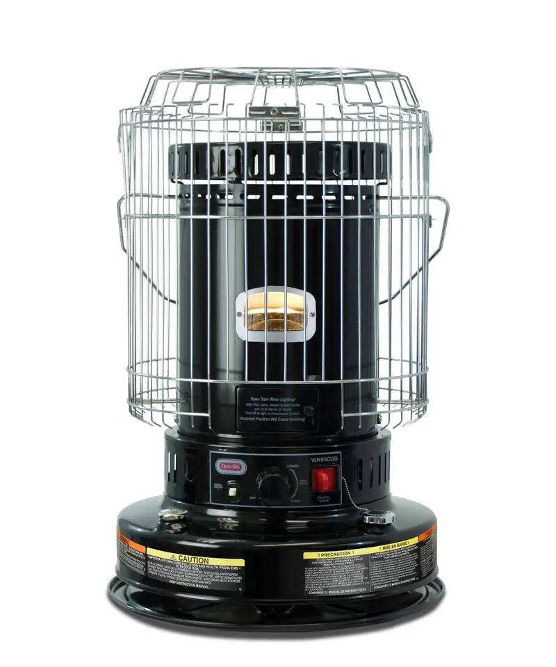 Dyna-Glo WK95C8B Indoor Kerosene Heater – 23,800 BTU Convection Warmth for Small Spaces