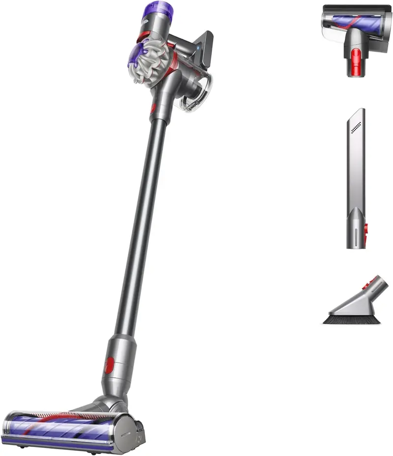 Dyson V8 Absolute Cordless Vacuum Cleaner — Bagless HEPA Filtration, 40-Minute Runtime, Multi-Surface Cleaning