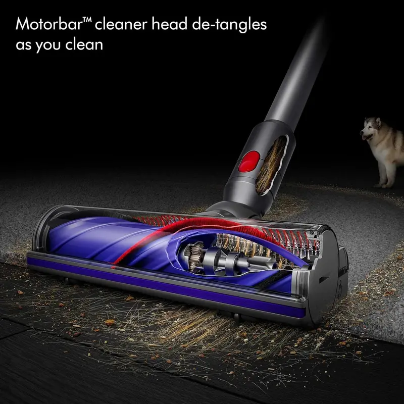 Dyson V8 Absolute Cordless Vacuum Cleaner — Bagless HEPA Filtration, 40-Minute Runtime, Multi-Surface Cleaning