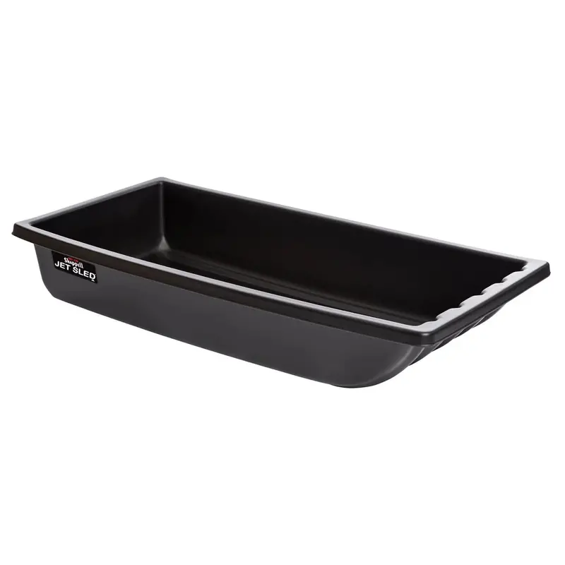 Eagle Claw Shappell Poly Jet Sled – 66-Inch Heavy-Duty Hunting Cart in Black (Extra-Large)