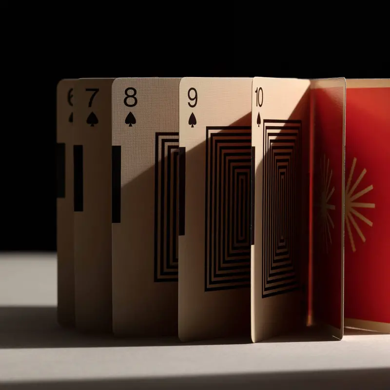 Eames-Style Starburst Playing Cards – Art-Inspired Deck