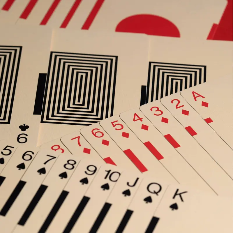 Eames-Style Starburst Playing Cards – Art-Inspired Deck