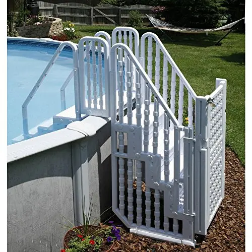 EasyStep 2025 Pool Access System — Step-Integrated Safety Gate for Residential Pools