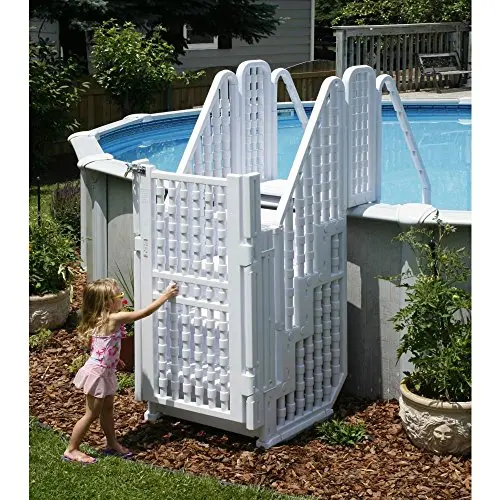 EasyStep 2025 Pool Access System — Step-Integrated Safety Gate for Residential Pools