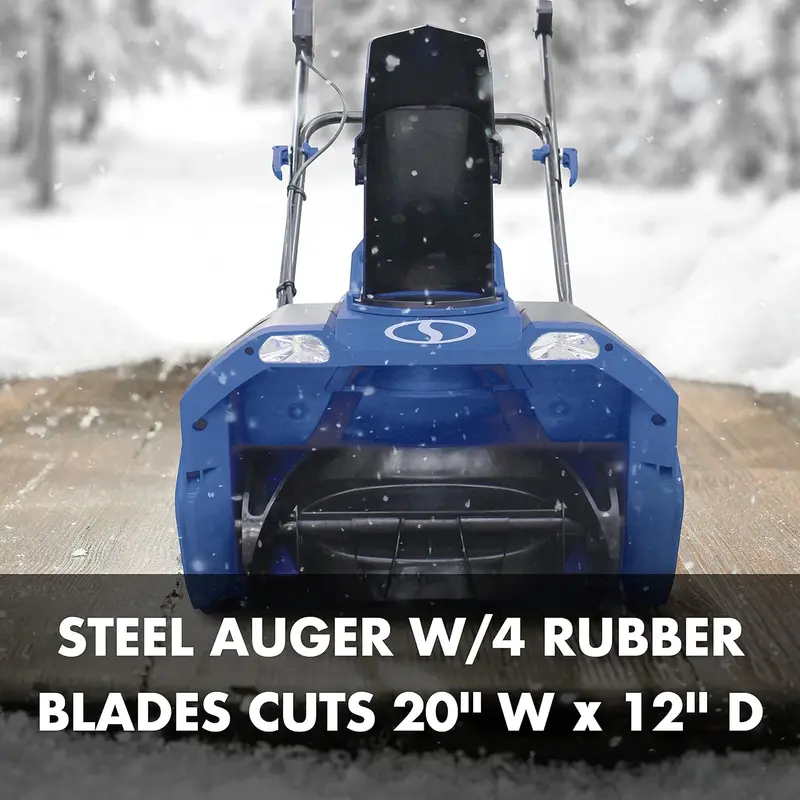 EGO Power+ 20-Inch Cordless Snow Blower Kit – Includes Two 24V 4.0Ah Batteries and Charger