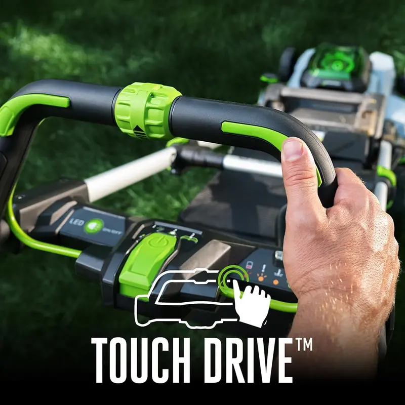 EGO Power+ LM2102SP-A 21-Inch Cordless Self-Propelled Lawn Mower – 56V Dual-Battery Kit with Fast Charger