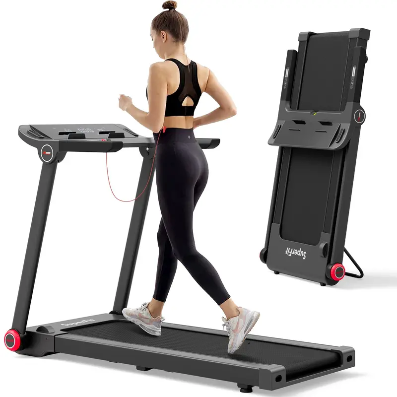 Entry-Level Foldable Treadmill – 3.75 HP Freestanding Model with 12 Preset Workouts & App Compatibility