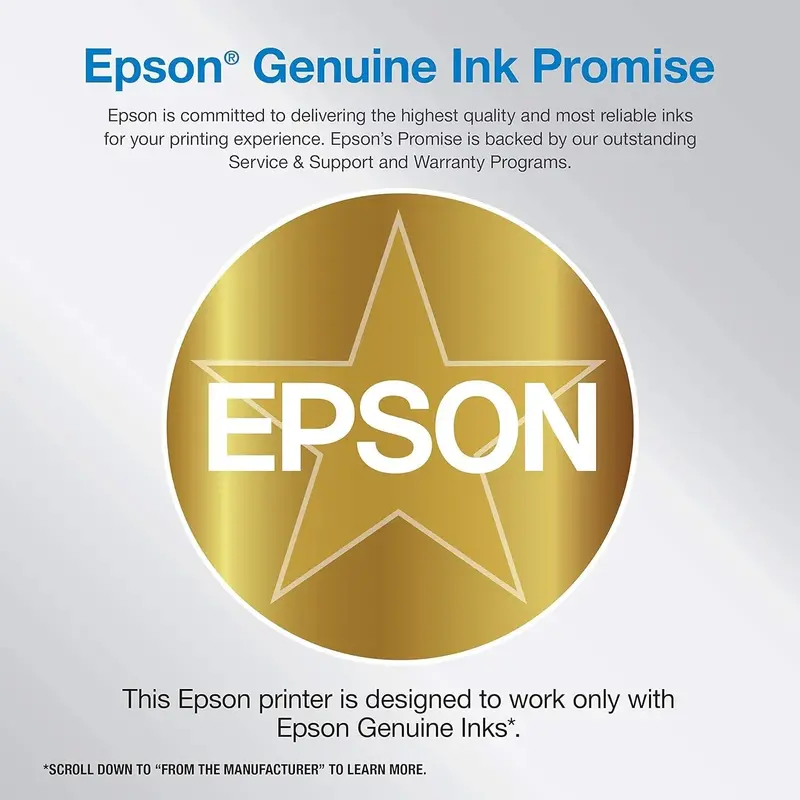 Epson EcoTank ET-4800 Wireless All-in-One Printer — Cartridge-Free Ink System, ADF, Fax & Ethernet