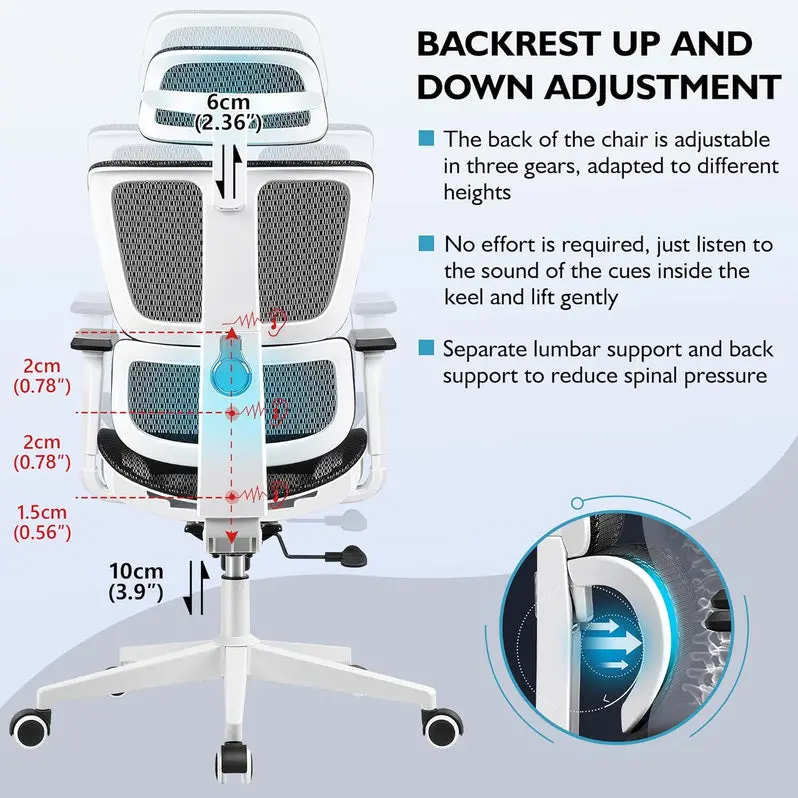 Ergonomic Gaming & Office Chair Designed for Long-Hour Comfort and Support