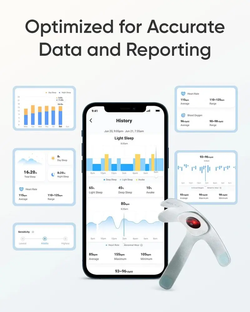 eufy Baby Smart Sock S320 Wearable Monitor – Pulse Oximetry + 2K HD Video Streaming for Infants