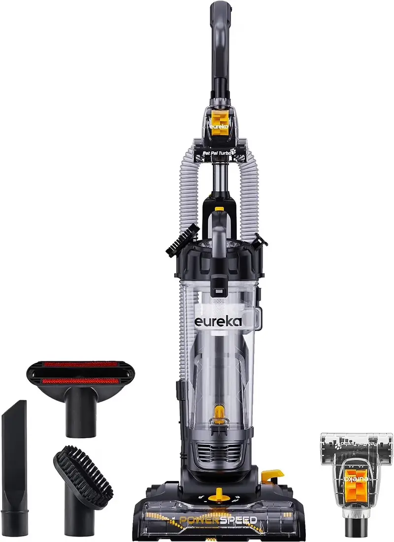 EUREKA PowerSpeed NEU181D Upright Vacuum – Lightweight Performance Cleaner with Pet Turbo Tool & Multi-Surface Suction